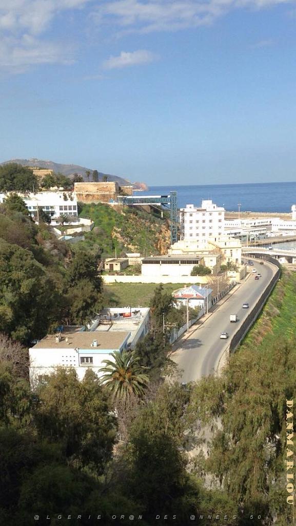 ORAN les ponts et chaussees immeuble blanc et les douanes en dessous.jpg
